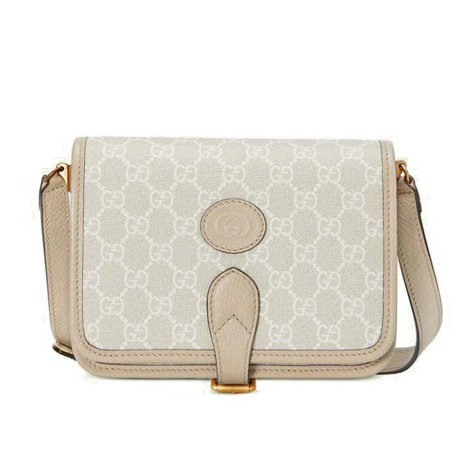 GUCCI MINI SHOULDER BAG WITH INTERLOCKING&G  671620 （20*17*8cm）